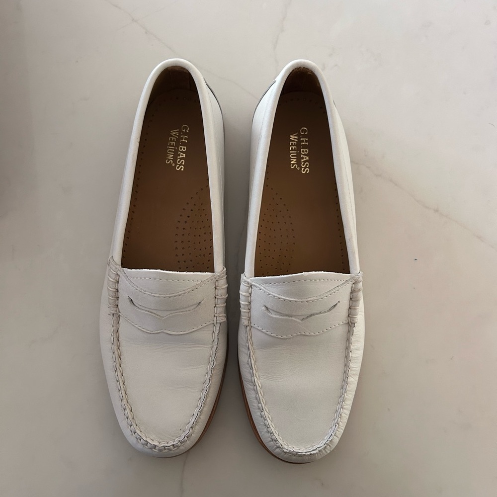 G.H. Bass & Co. Women’s White Loafer